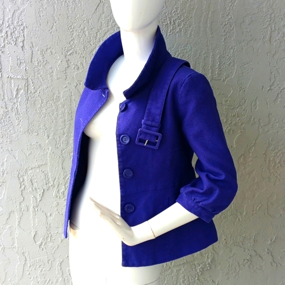 DIVIDE by H&M Ladies (4) Button Jacket/Belt Closure (*Thick Cotton) - Picture 3 of 17